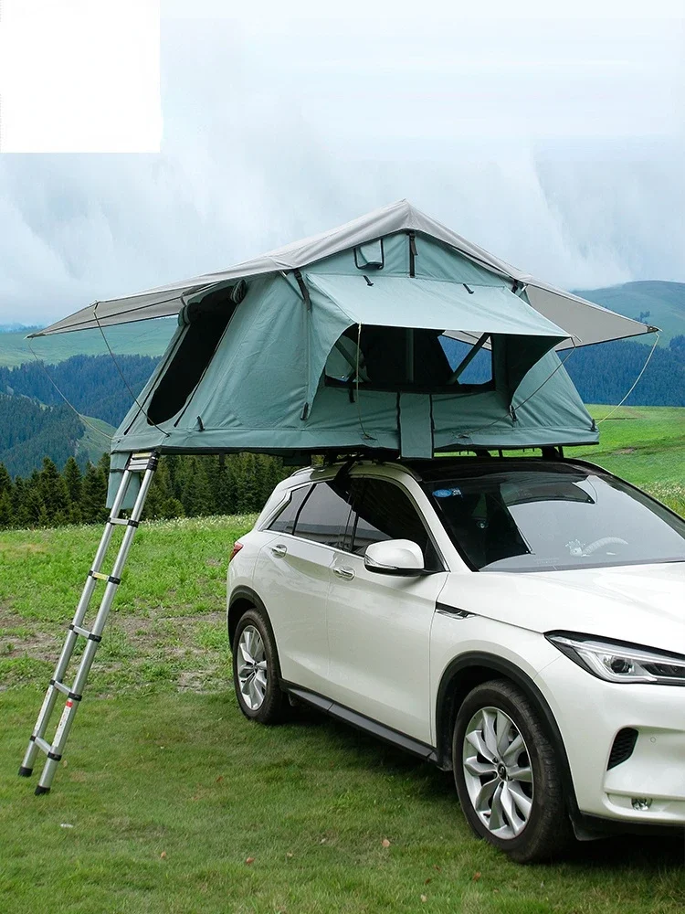 Roof Tent SUV off-Road Vehicle Outdoor Self-Driving Travel Automatic Folding Car Tent Camping