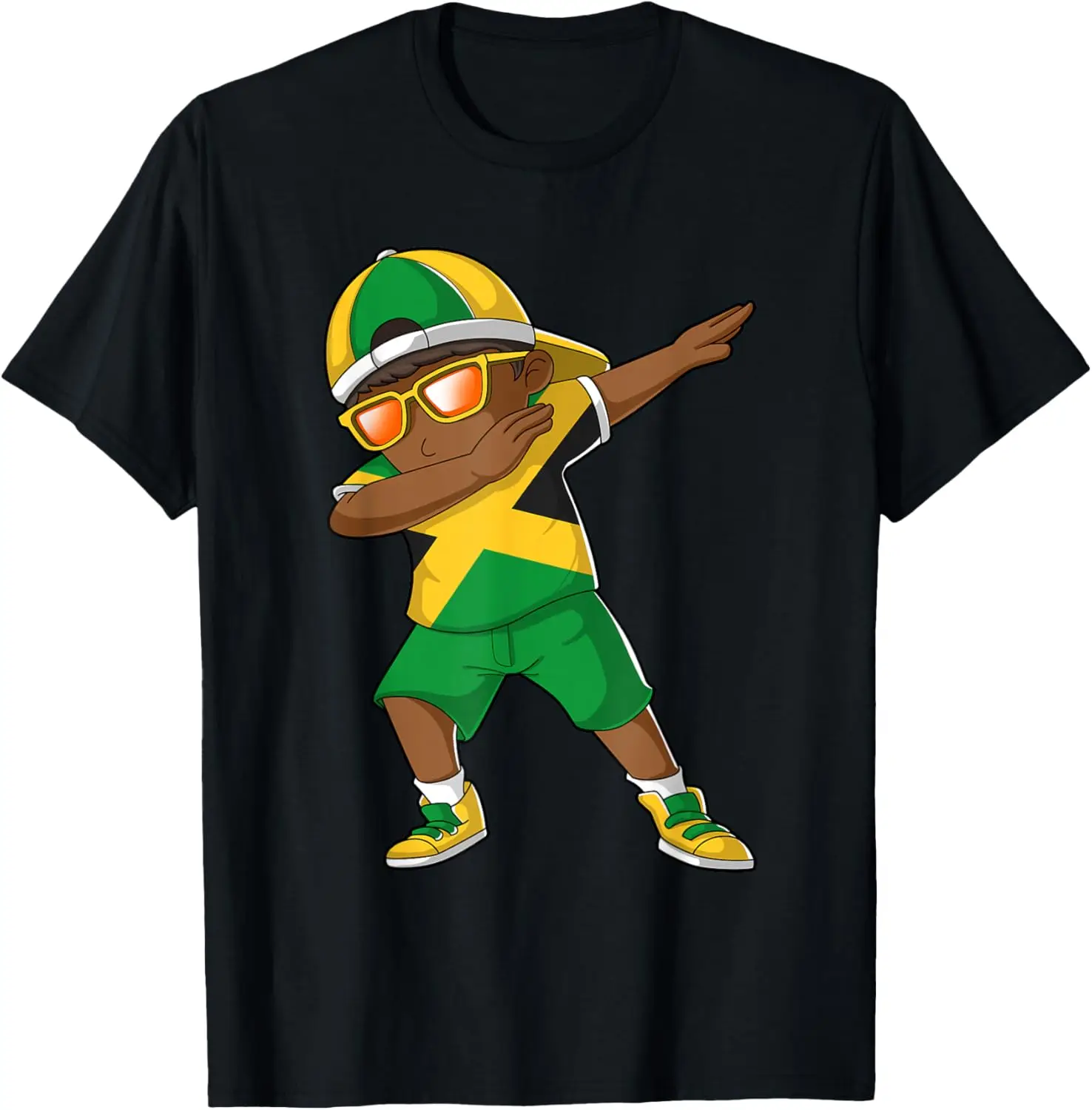 

Jamaican Boy Jamaica Kid Patriotism Roots Heritage T-Shirt