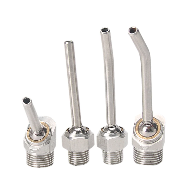 Stainless Steel High-Pressure universal Spherical Cooling Nozzle CNC Machining Center Cooling Pipe Nozzle Bent Pipe