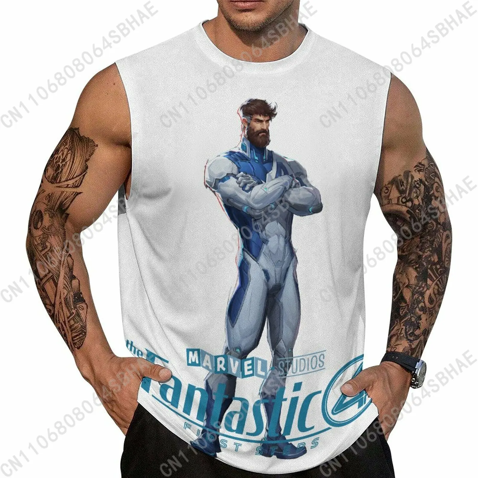 

Marvel Mister Fantastic Custom Men's Sleeveless Shirt Personalized Tank Top Wear Summer Vest Tops Men Daily Use Cosplay