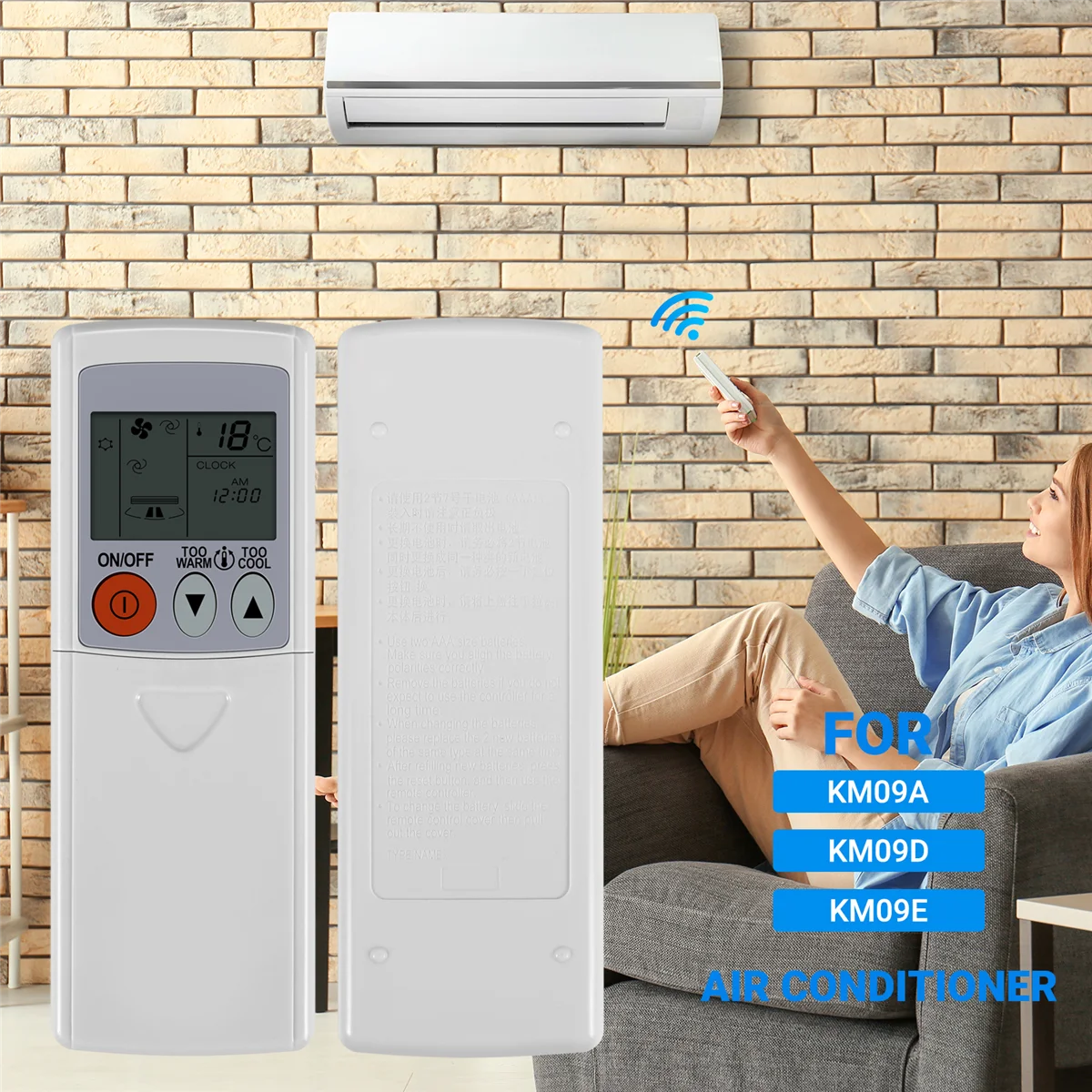 FFYY-Прочный пульт дистанционного управления KD06ES для кондиционера Mitsubishi KM09A KM09D KM09E