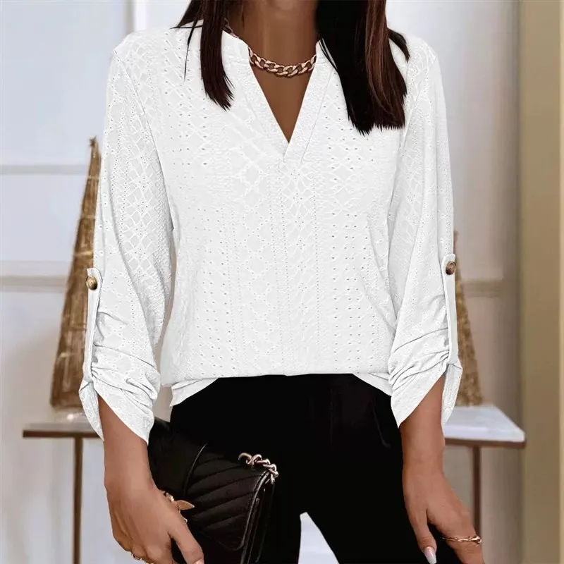 

2025 Fashion Casual Sve Side Chain Decorated Small Vneck Women's Cotton Linen Tight Pants Middle-aged Unisex Tr8zsAeB