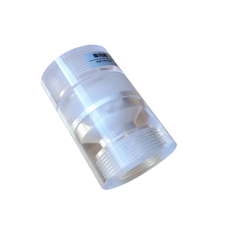 DN15-25 check valve check valve check valve transparent plexiglass chlorine dioxide generator accessories