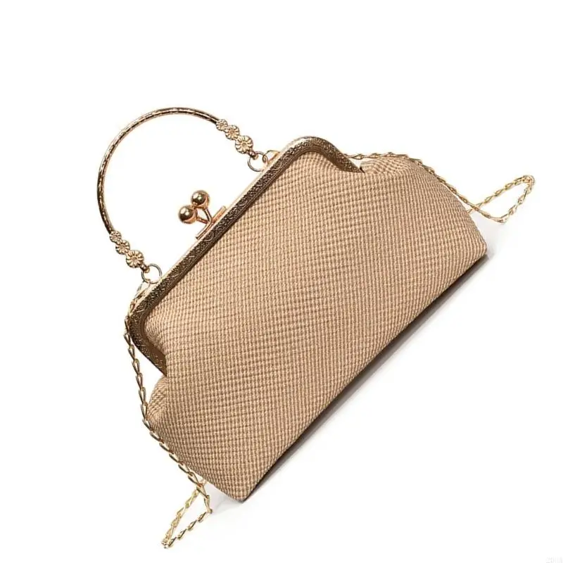 تصميم القفل الحديث حقيبة اليد النسائية مقاومة PU Fabric Multi Compartman