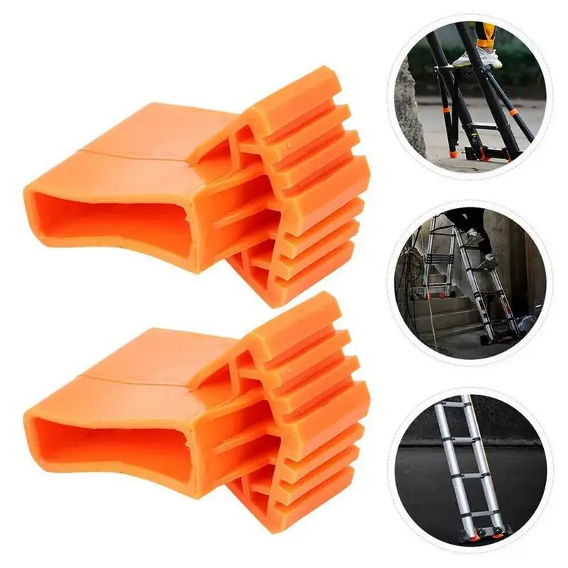 Ladder Feet Rubber Pads Ladder Feet Replacement 4X Stabilizer Non Slip Rubber Cover For Legs Protector Coaster Furniture Stairs