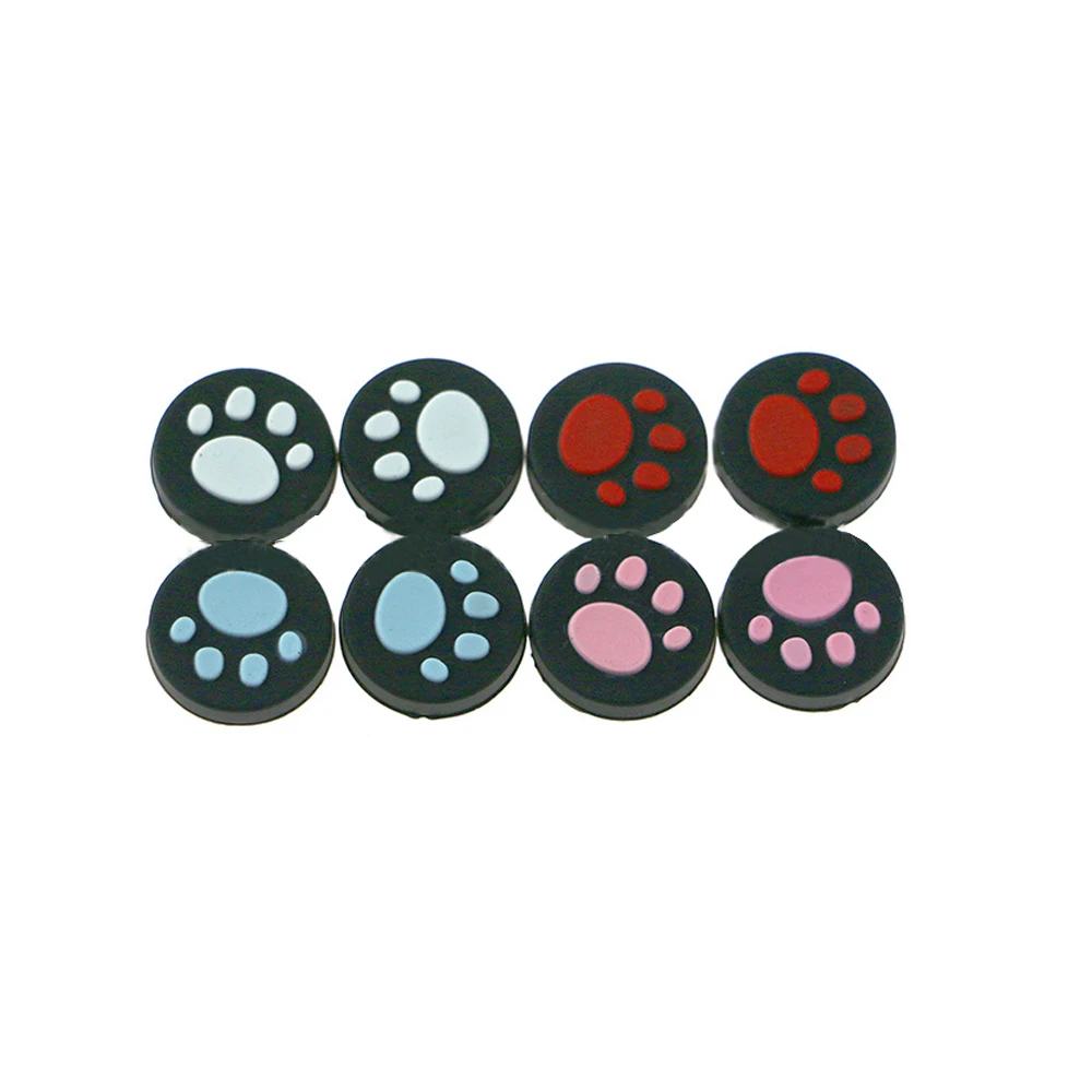 1Pair Cat Claw cap  for PSVita 1000 2000  Silicone  Analog Cover Case Joystick Grip for PSV 1000 2000 console Thumbstick cover