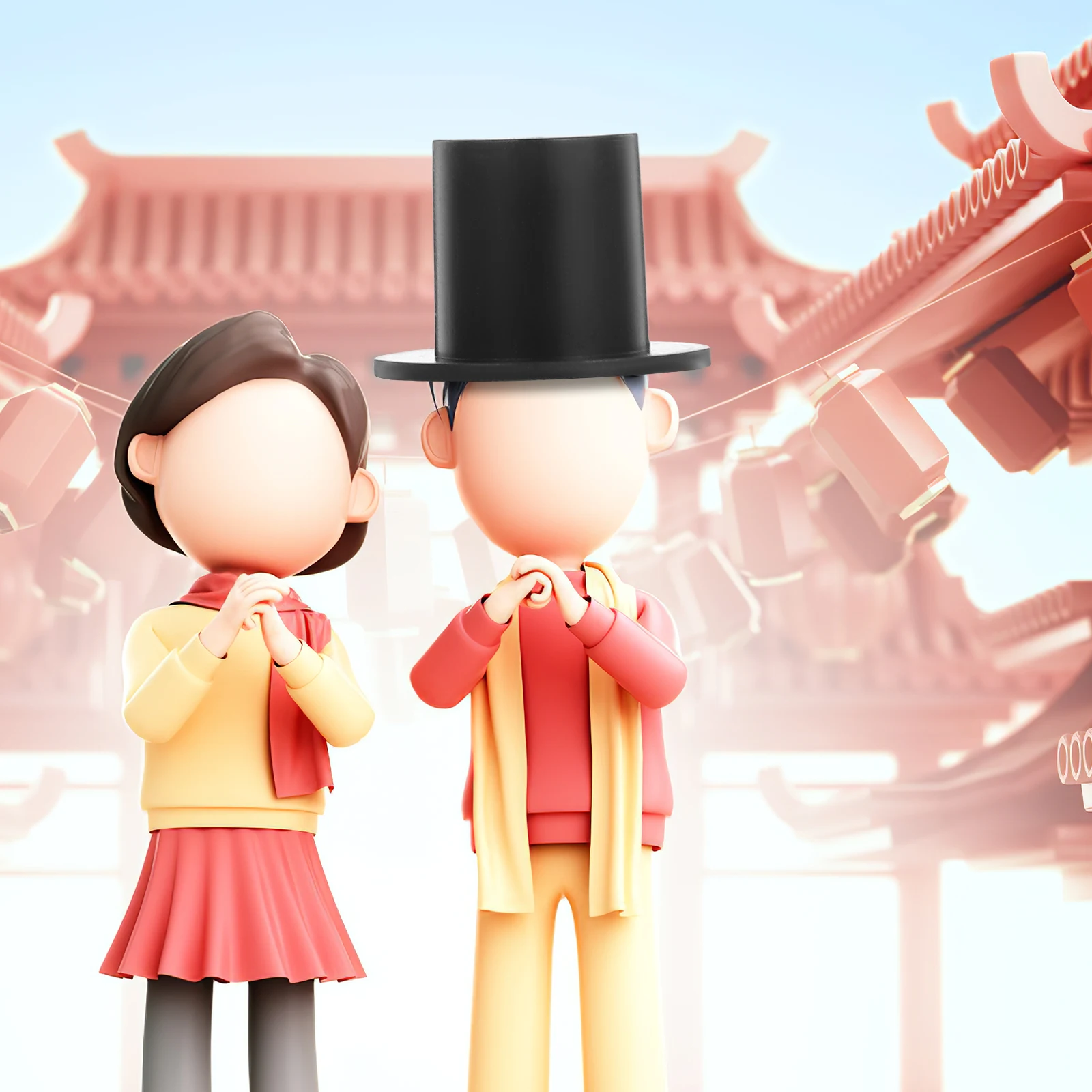 

120pcs Mini Top For Crafts Small Clown Hat Decor Tiny Hats Accessories Miniature Hats Party Supplies Diy Decorations