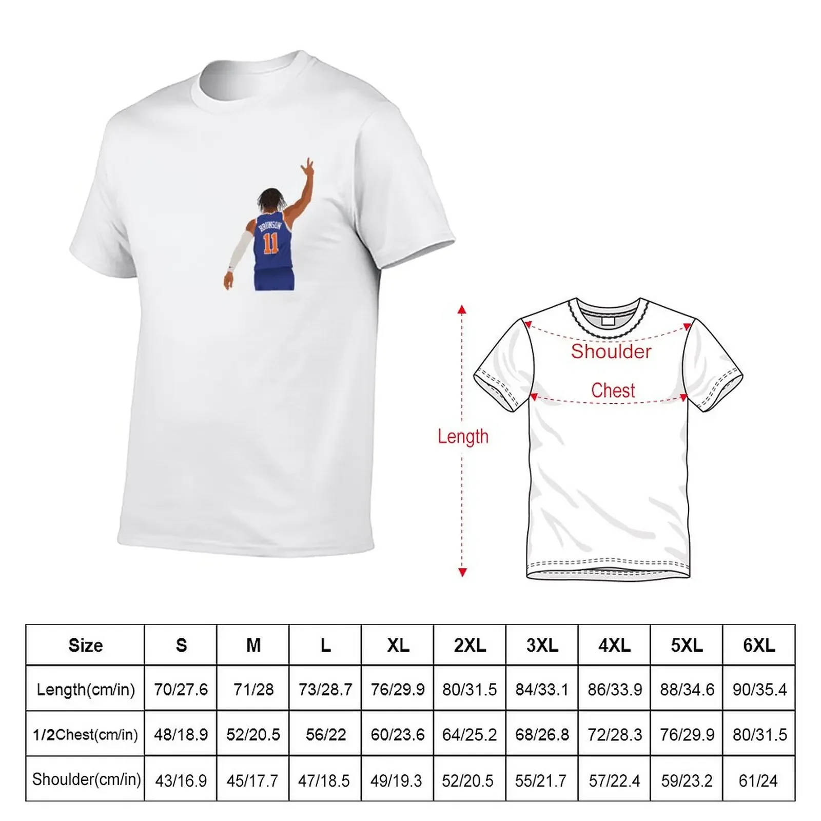 JALEN BRUNSON T-Shirt quick-drying animal prinfor boys mens vintage t shirts