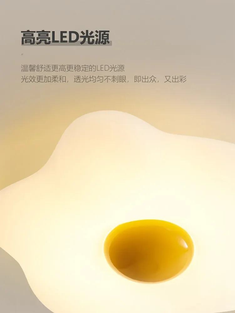 Modern White Flower Children's Room Ceiling Light Nordic Creativity Floral Bedroom Ceiling Lamp Mid Century Cream Wind Poached E