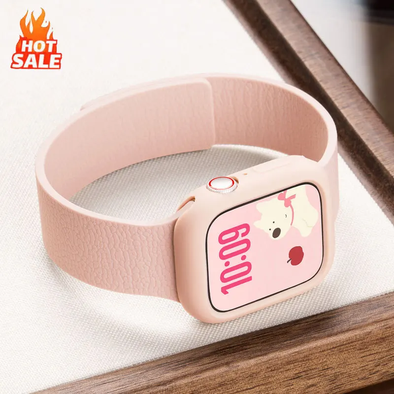 Gehäuse und Armband, weiche Silikon-Bandabdeckung für Apple Watch Ultra 49 mm, 46 mm, 44 mm, 40 mm, 45 mm, 41 mm, für IWatch Serie 6 SE 7 8 9 10 11