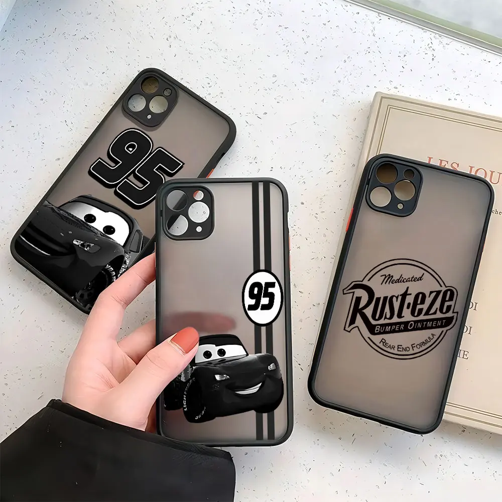 Phone Case For Samsung Galaxy S25 S24 S23 S22 S21 S20 S10 FE Note20 Plus Ultra Lite 5G Back Cover Cartoon Lightnings M-McQueens