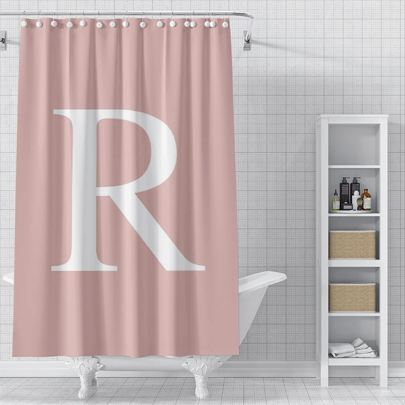 Home decor 26 letter shower curtains for bathroom waterproof fabric bathroom Curtains modern shower curtain 180x200 240x200