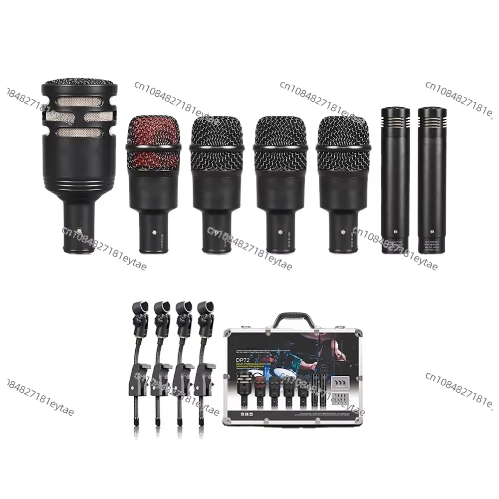 DP72 professional drum microphone kit musical instrument 7 pcs mic for drum set professional