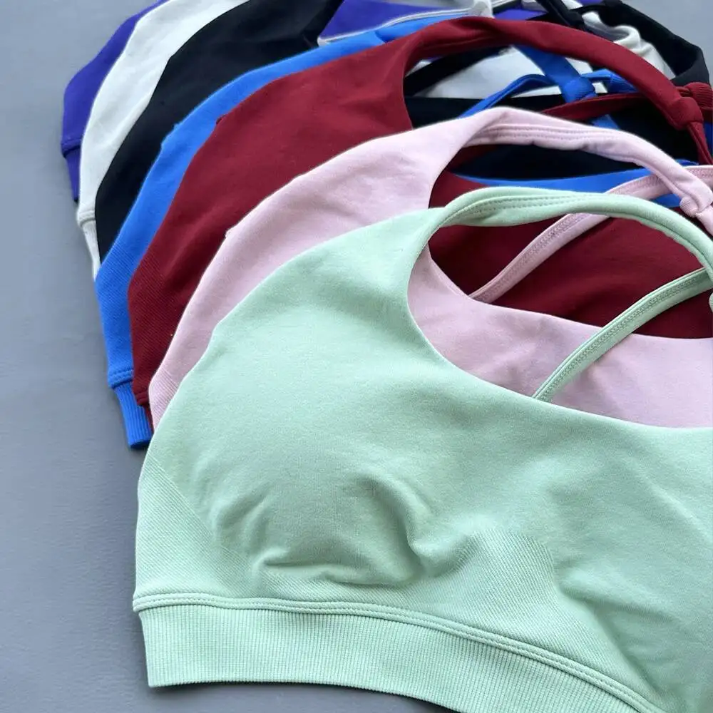 

Impact Women S High Stretch Matte Nylon Seamless Sports Bra One Shoulder Yoga Bralette W Cutout Back Shock Reducing Support