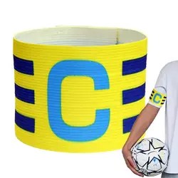 Soccer Captain Armband Captain's Sports Armband For Football Soccer Anti-Drop Adjustable Player Bands Soccer Game Accessories