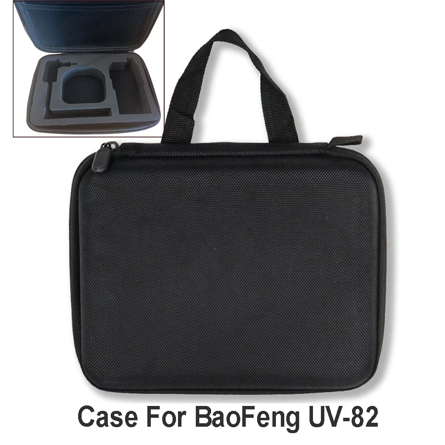 Baofeng Handbag Storage Box Carrying Case For BaoFeng UV-82 Series UV-82 UV-8D Radio Walkie Talkie Portable Hand Bag Holder Case