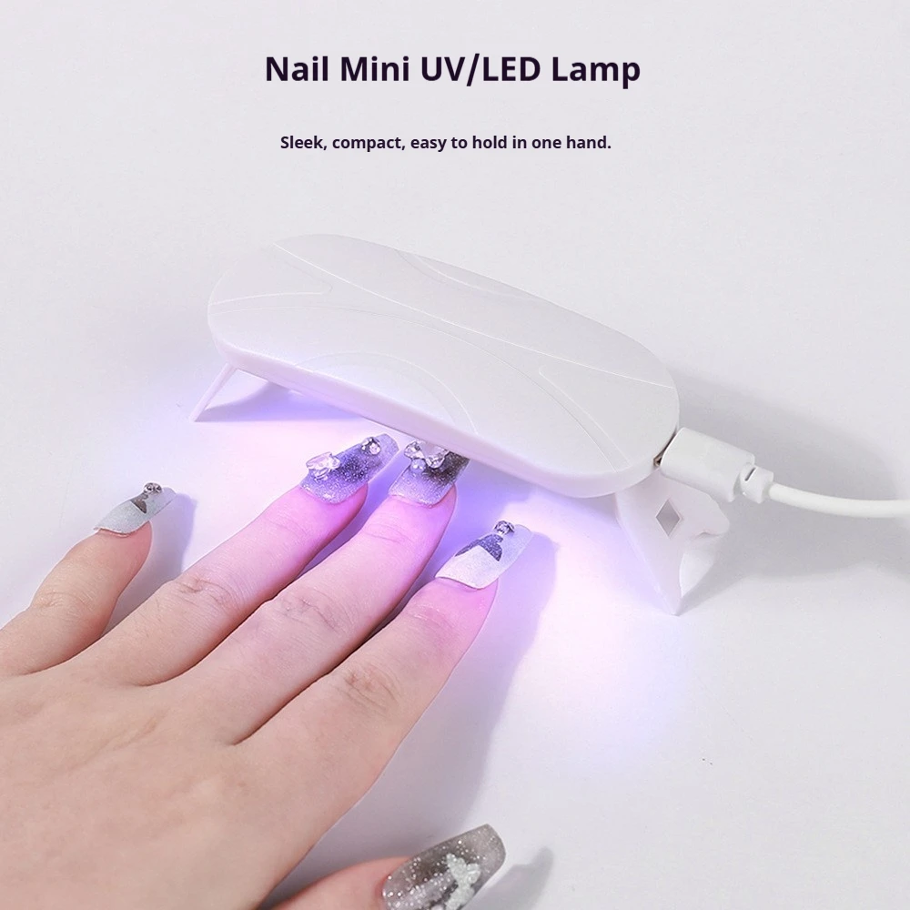 المحمولة مسمار مجفف مصباح الأشعة فوق البنفسجية LED مسمار ضوء لعلاج جميع هلام البولندية USB قابلة للشحن سريعة الجافة آلة أظافر مسمار أدوات الرسم