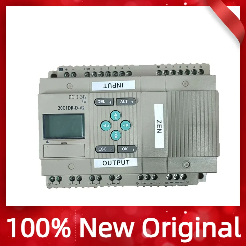 ZEN-20C1DR-D-V2 PLC Programmable Controller, 100%Original, New
