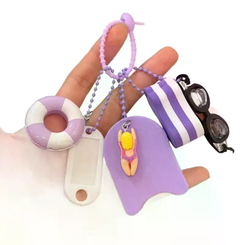 Floating Key Ring, Purple Water Buoyant Key Chain, Boat Key Chains For Fishing, Sailing, Surfing, Swimming, Water Sports