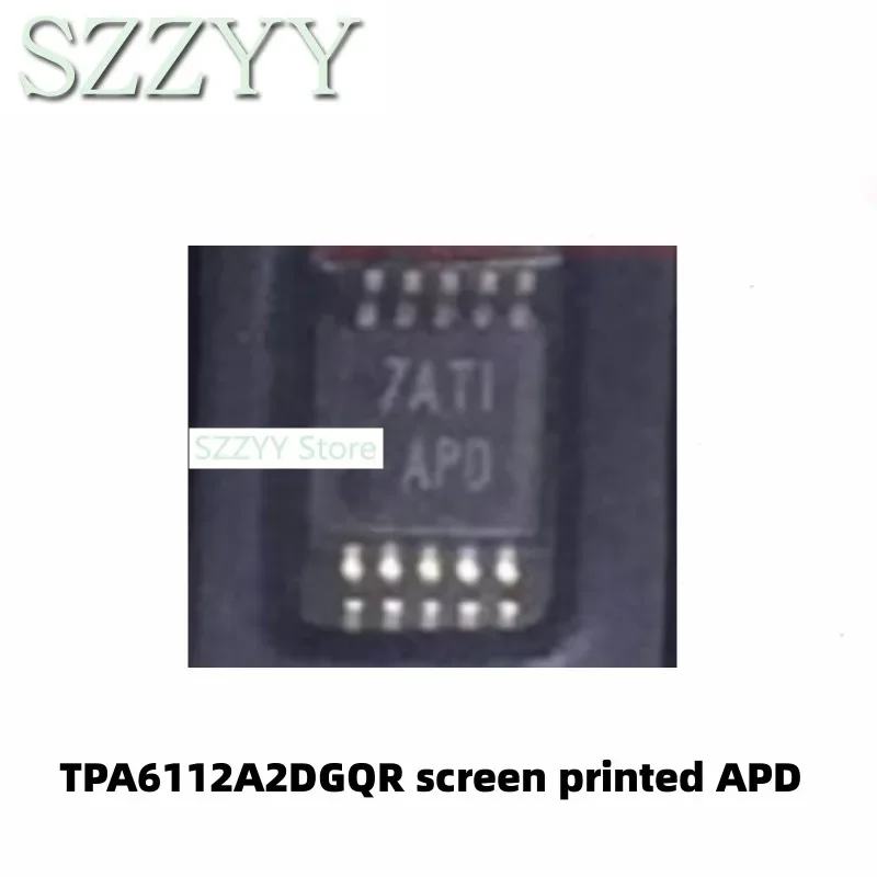 5 buah screen screen TPA6112 layar dicetak APD patch MSOP10