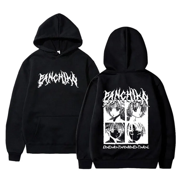 

Rock Band Panchiko DEATHMETAL Album Double Sided Print Hoodie Men's Vintage Oversized Pullover Men Women Fashion Casual Hoodies