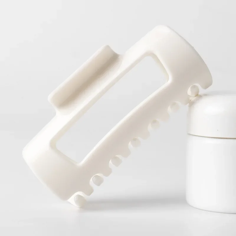 مشابك شعر مرنة من السيليكون، مشبك مخلب كبير قابل للانحناء غير قابل للانزلاق | مشابك شعر ناعمة ذات قبضة شعر رفيعة وسميكة #4