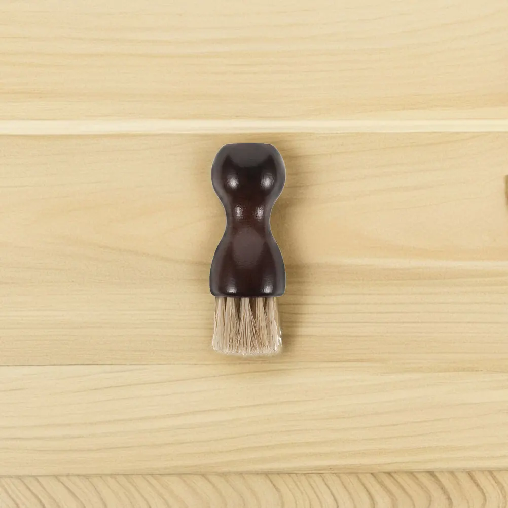 

5Pcs Soft Horsehair Shoe Brush Set Comfortable Grip Handle Efficient Dirt Removal for Fabric Boots Sneakers