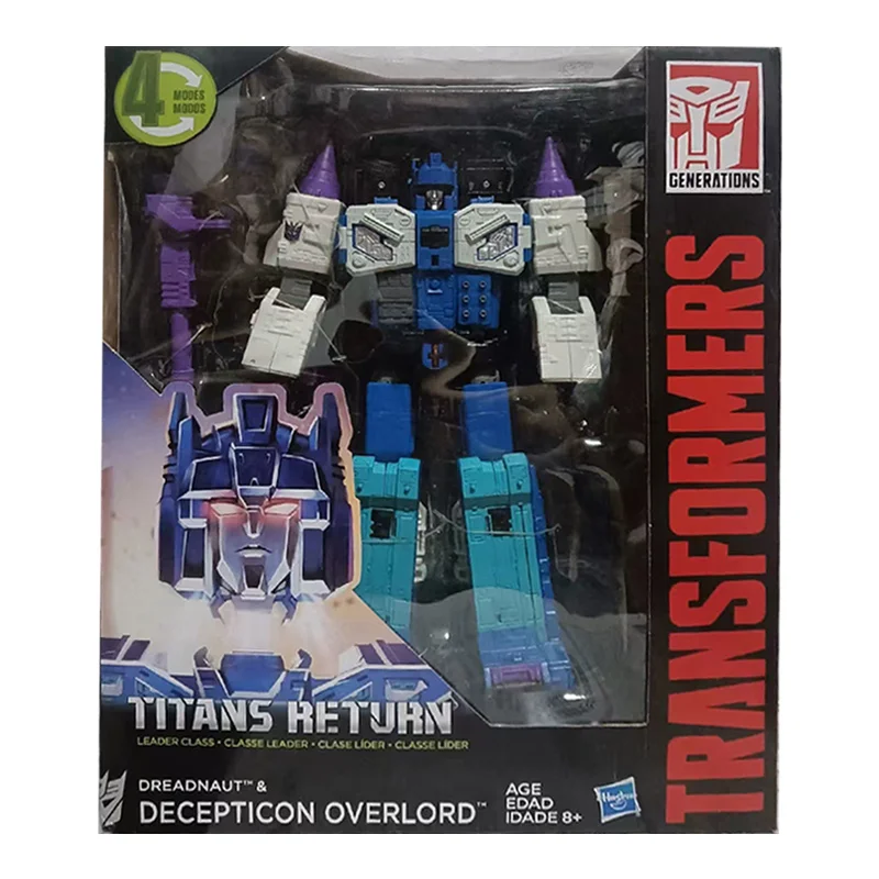 Hasbro Transformers Titans Return Dreadnaut & Decepticon Overlord Leader Class Original Action Figure Model Toy Gift Collection