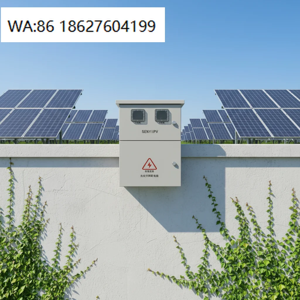 IPhotovoltaic Box, Distribution Box, Outdoor PV Box P65 PV Grid-Connected Box 2-Way Input, RCBO, MCB, SPD, Meter Space,
