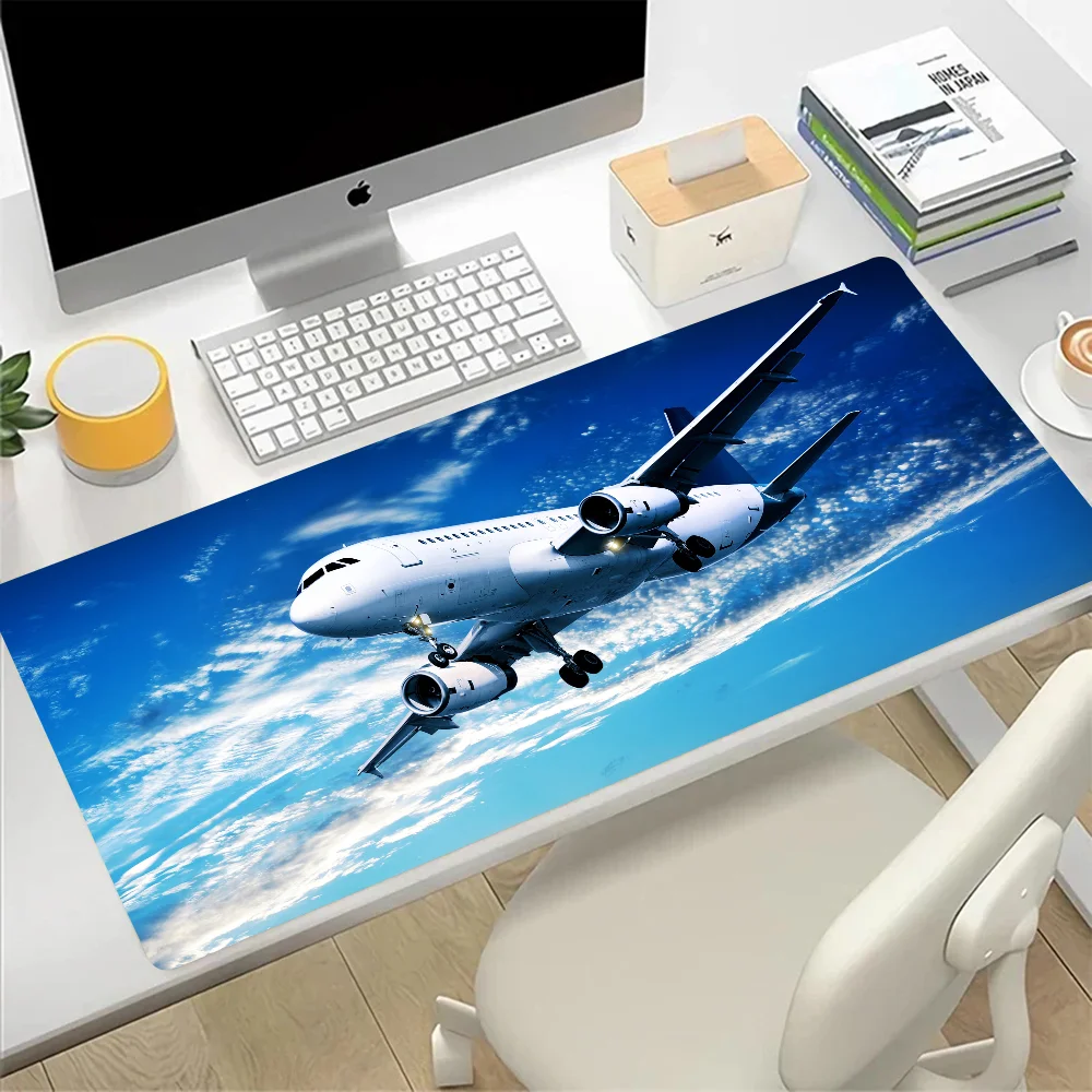 Airplane Flight Clouds Large Mouse Pad Gaming Mousepad PC Gamer Computer Office Mouse Mat Keyboard Mat Desk Pad Laptop Mausepad