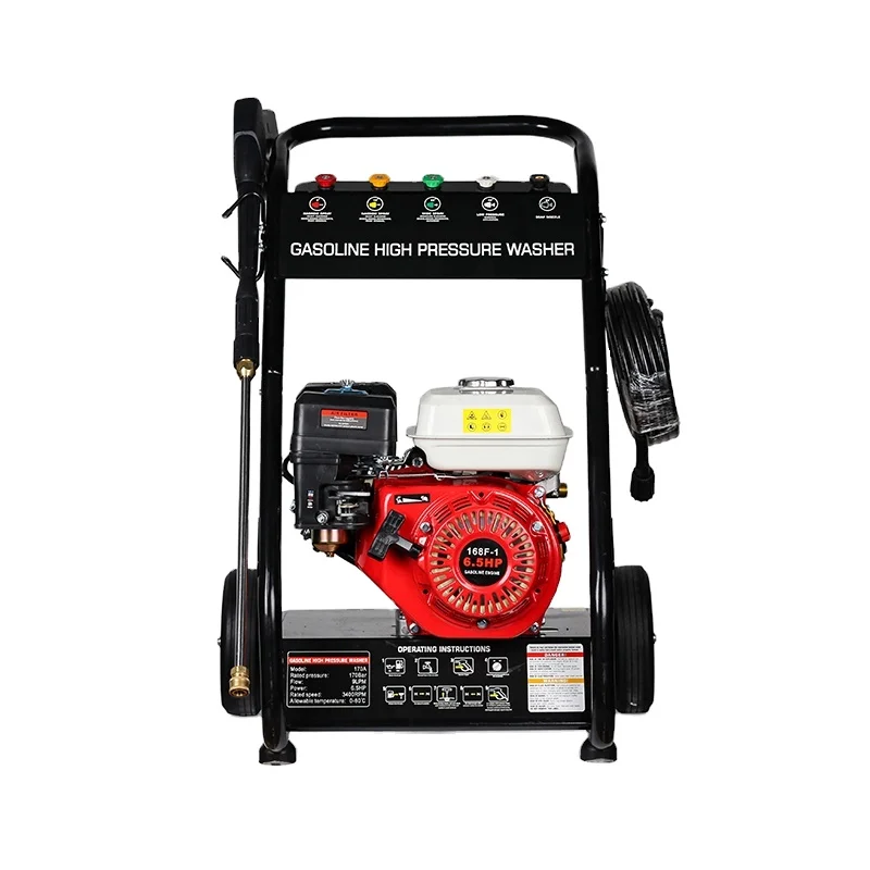 150Bar 2200Psi 4 Stroke Cleaning Washer Small Portable Car Washers 6.5hpHigh Pressure Water