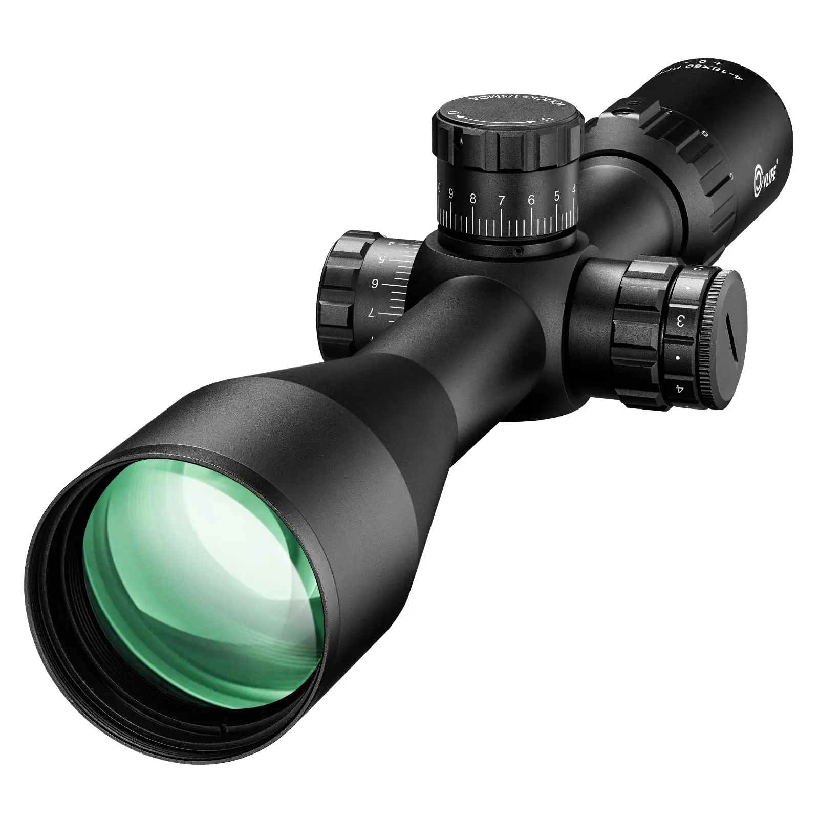 

CVLIFE BearPower FFP First Focal Plane Scope MOA Illuminated Reticle Zero Stop Reset Parallax Adjustment 30mm Tube with Scope Ri