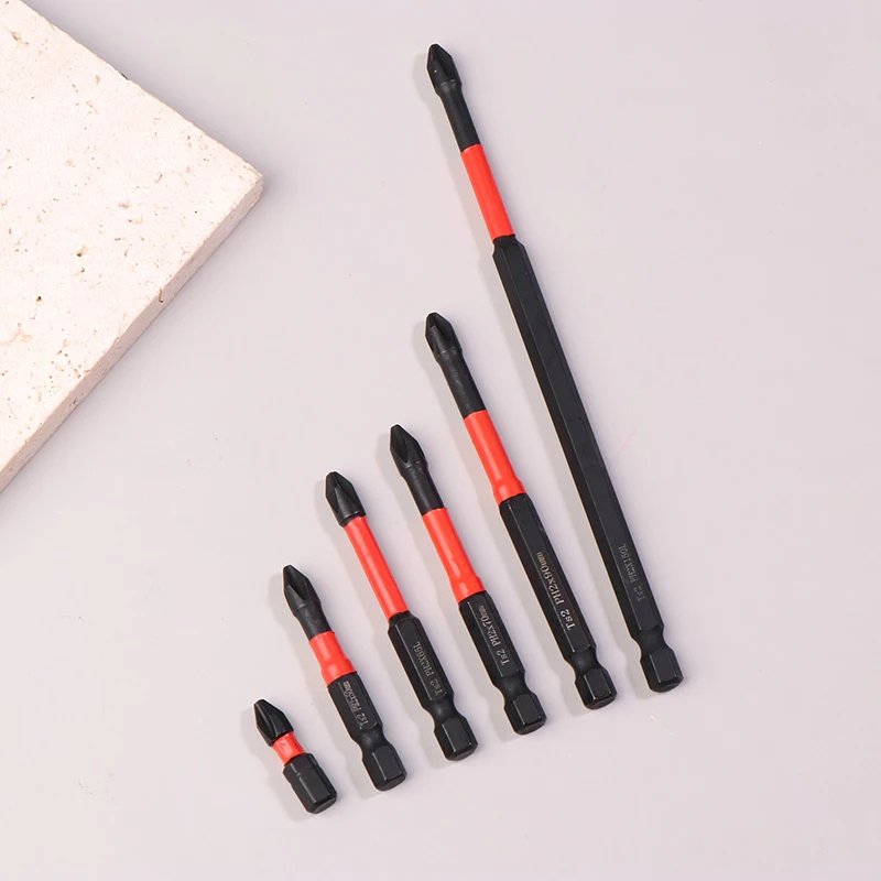 2pcs PH2 Impact Type Bit High Speed Steel Wear Resistance Separate Sell Separately Carpentry Power Tool Part