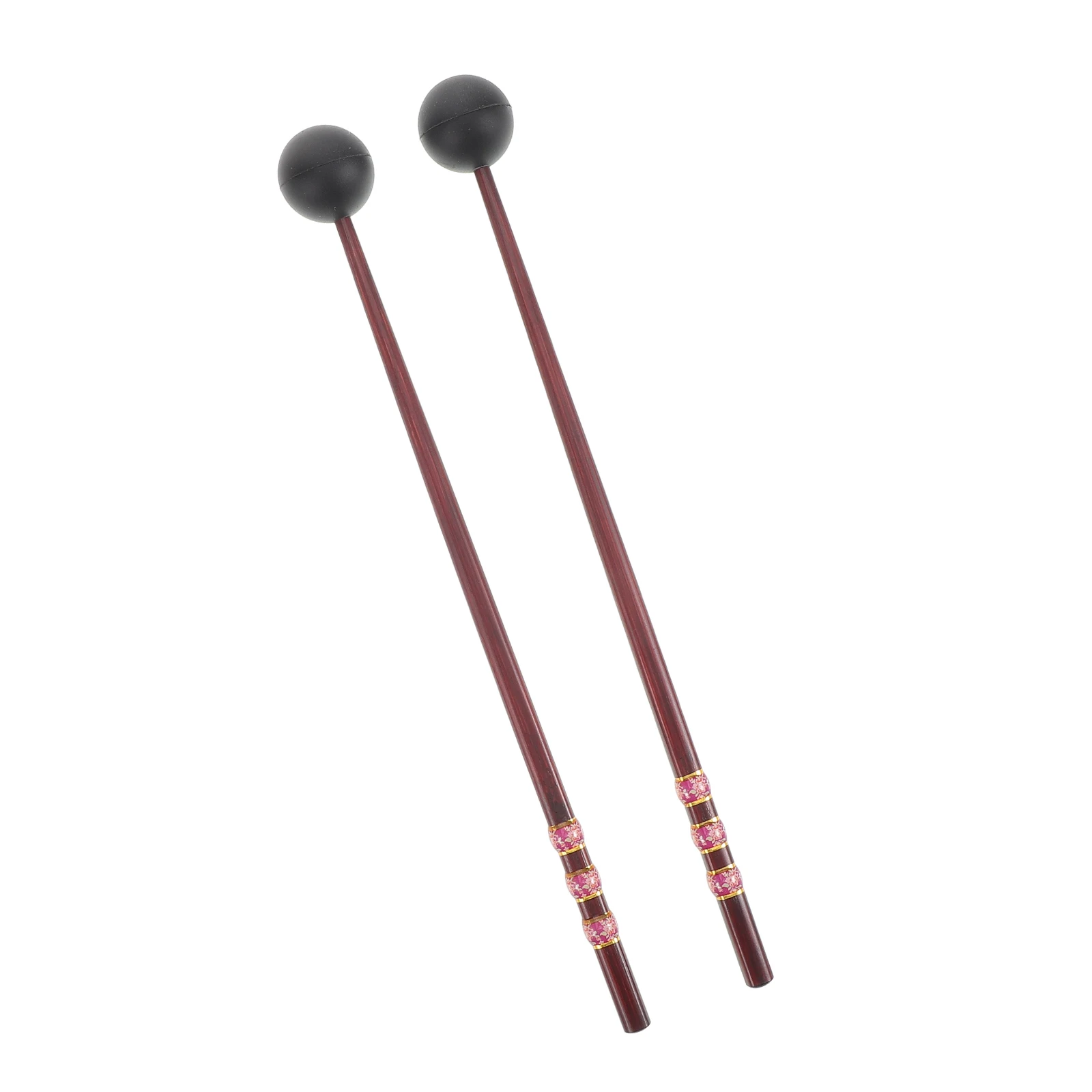 

1Pair Drum Mallets Reliable Material Comfortable Handle Marimba Xylophone Performance Percussion Stick Drumstick