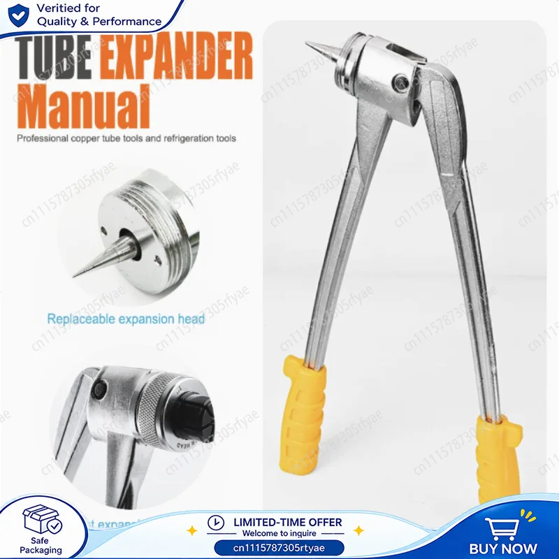 CT-100 Lever Type Tube Expander 10-42mm Manual Copper Pipe Expander for Air Conditioner Refrigeration Repair