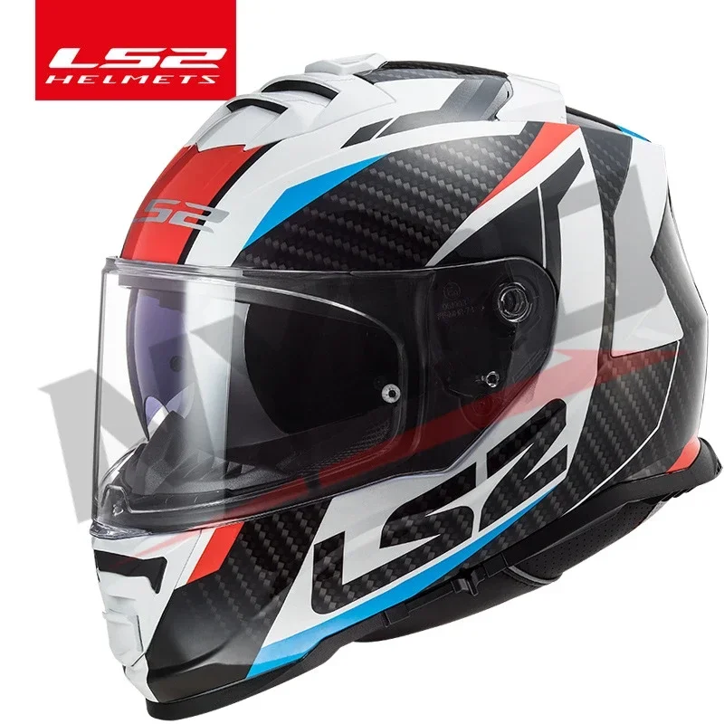 LS2 FF800  Helmet Motorcycle Anti-fog Full Helmet Men's and Women's Double Lens Locomotive Running Helmet Four-season Universal