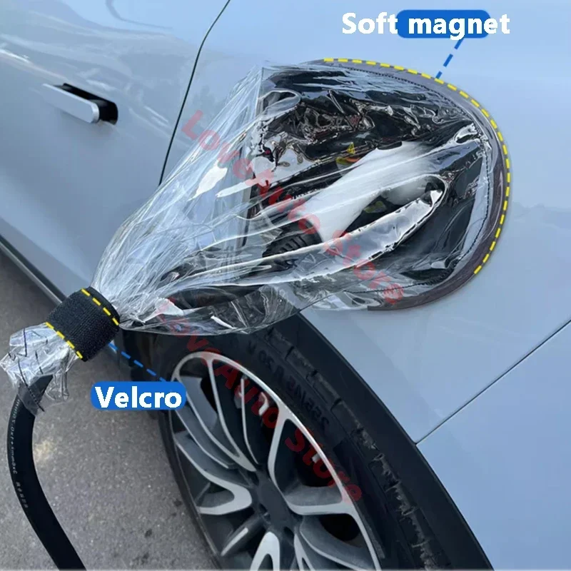 

For Great Wall GWM Tank 500 2025 2023 2024 Car Charging Port Cover Magnetic Adhesion Charging Port Outdoor Rainproof Accessories