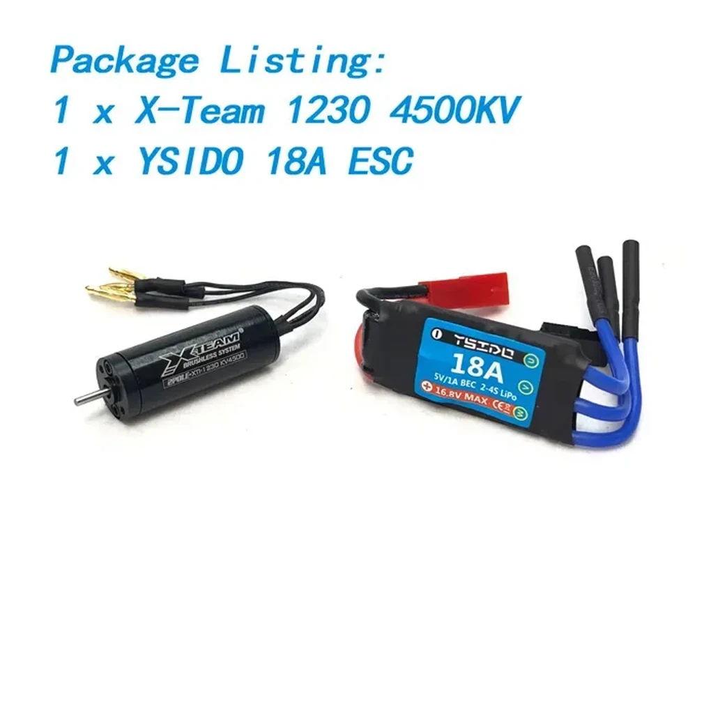 X-TEAM 1222 11000KV 1230 4500KV محرك صغير بدون فرشاة مع/18A ESC كومبو لـ 1/24 1/26 1/32 1/36 RC سيارة كيوشو تاميا Traxxas Mini-Z #2