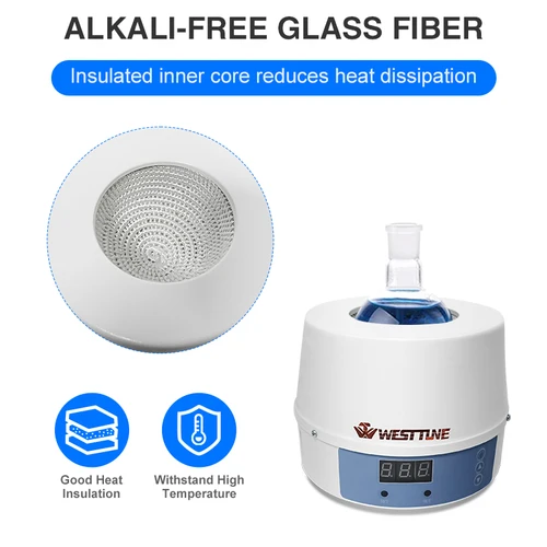 Imagen 2 del producto Manta Calefactora Eléctrica Digital Westtune para Laboratorio con Regulador Térmico 220v 250/500/1000ml