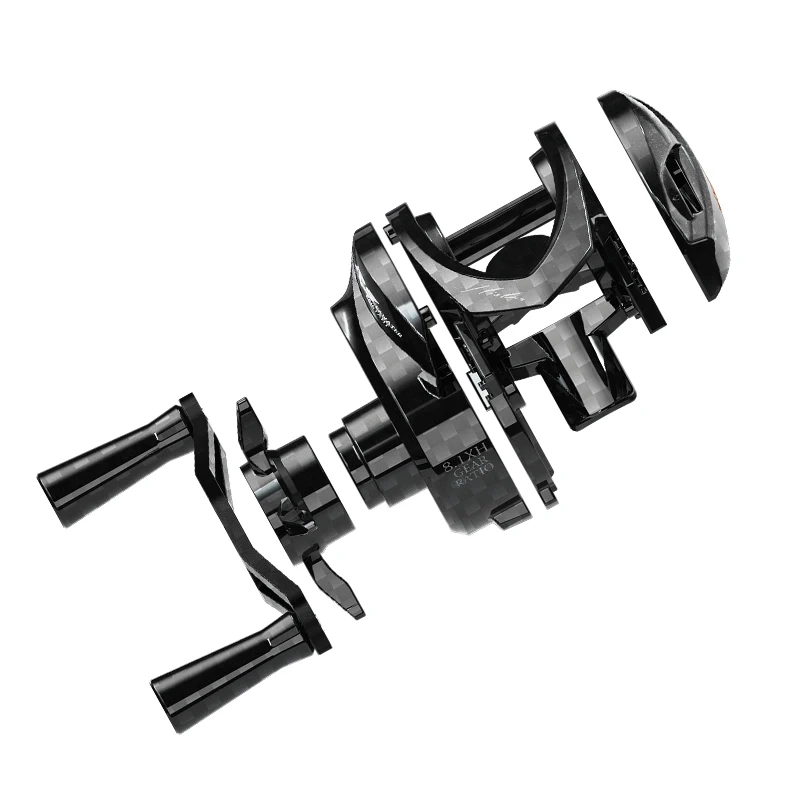 HISTAR OEM Giu 99 Carbon BFS NMB SIC BB 3D Dynamic Suspension Magnetic Brake 8.1:1 Ratio 4KG Drag Power Baitcasting Fishing Reel
