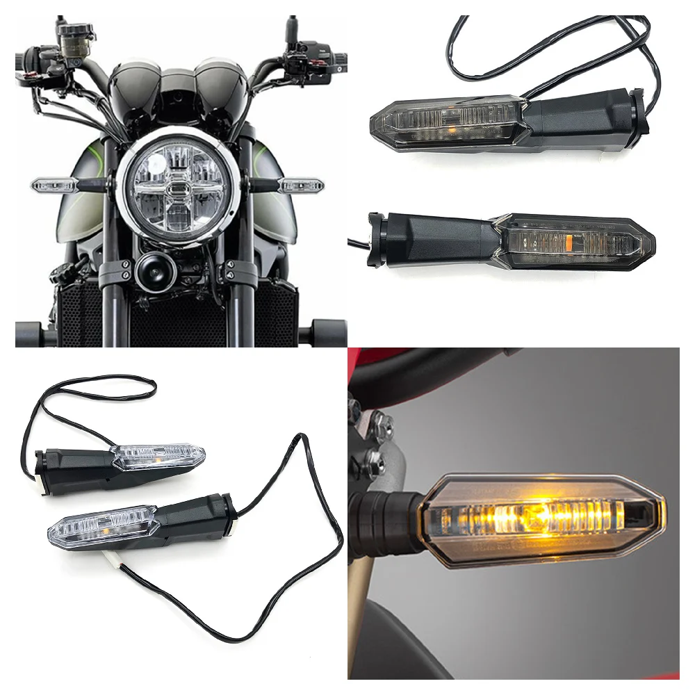 

Fit for Kawasaki Z900RS Z650RS Cafe ABS Z900 Z650 RS SE Performance 2018-2023 Motorcycle Front Turn Signals LED Indicator Lights