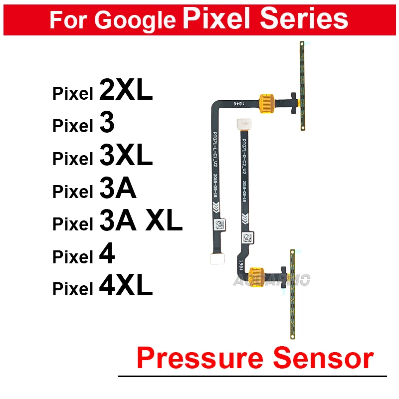 1Set For Google Pixel 2 3 3A 4 XL 2XL 3AXL 4XL Pressure Gravity Sensor Flex Cable Replacement Parts