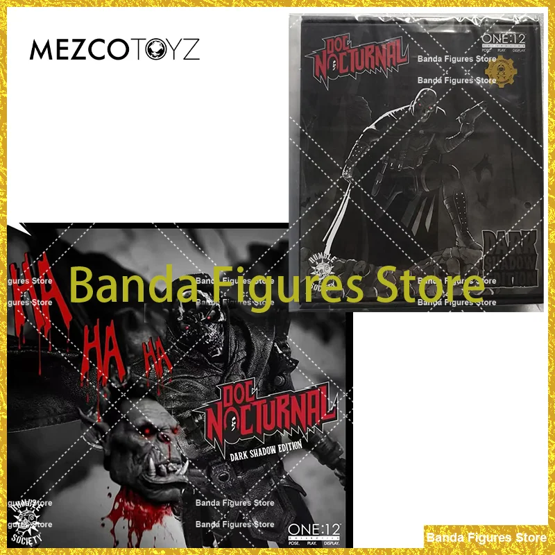 Оригинальные игрушки Mezco Doc Nocturnal Dark Shadow Edition, в наличии, аниме, индивидуальные подарки