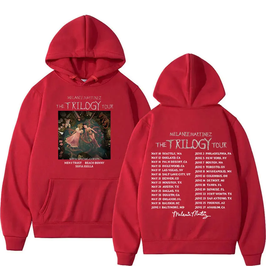 Melanie Martinez The Trilogy Tour 2024 Print Hoodie Man Woman Retro Long Sleeve Harajuku Fashion Sweatshirt Pullover Streetwear