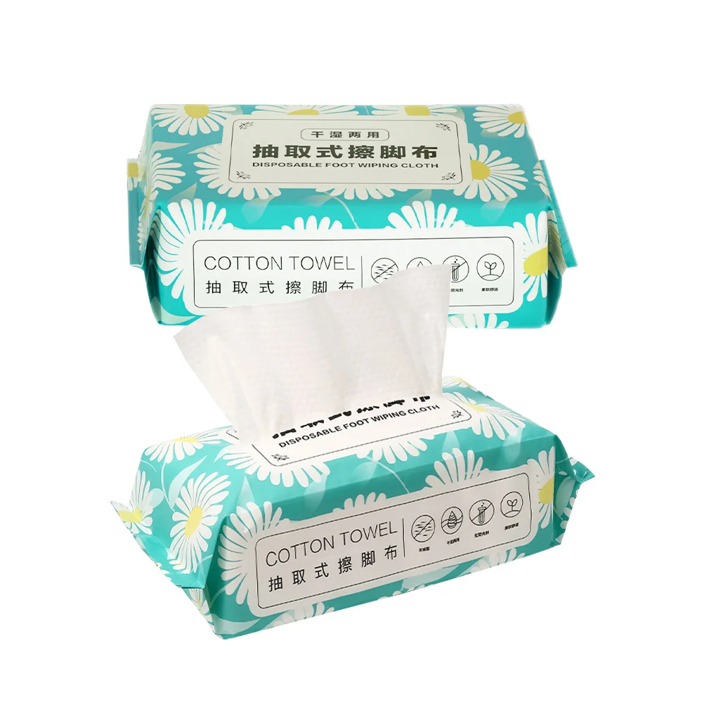 2 كيس مناشف حمام القدم للاستعمال مرة واحدة، مناديل عالية الامتصاص سريعة الجفاف، حل مريح محمول للعناية بالقدم للمنزل #1