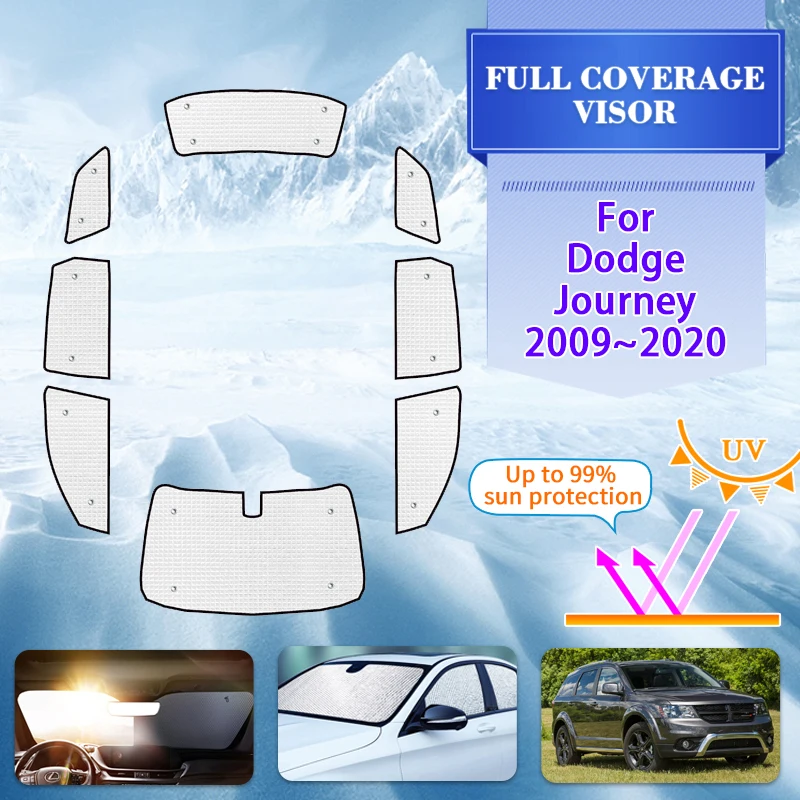 

Автомобильный полноразмерный солнцезащитный козырек для Dodge Journey Fiat Freemont JC 2009 ~ 2020 затенение окна автомобиля солнцезащитный козырек аксессуары