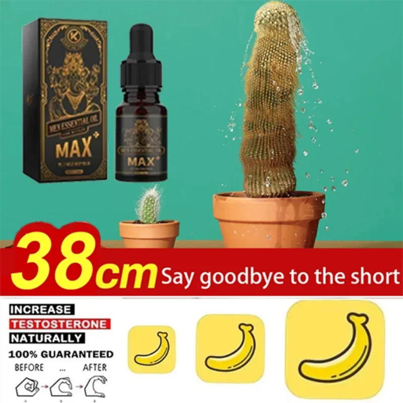 Men’s Growth & Thickening Oil for Penis Enlargement Boost Stamina Strengthen Erection Maximize Sexual Satisfaction and Pleasure