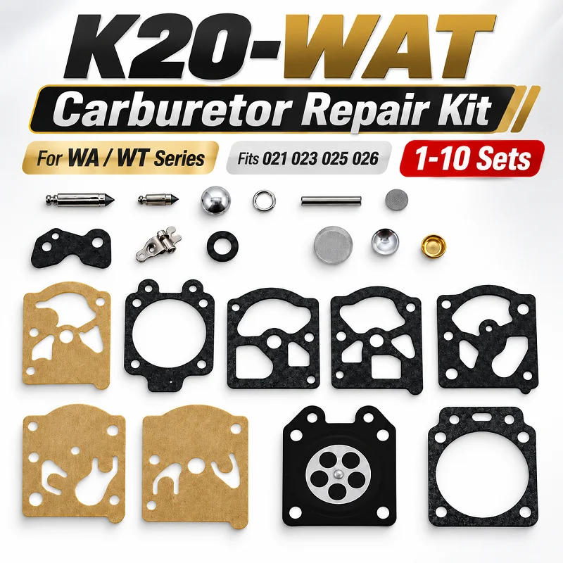 1-10 Sets Carburetor Repair Kit Diaphragm Gasket for Walbro WA WT K20-WAT Stihl Chainsaw 021 023 025 026 Replacement Parts