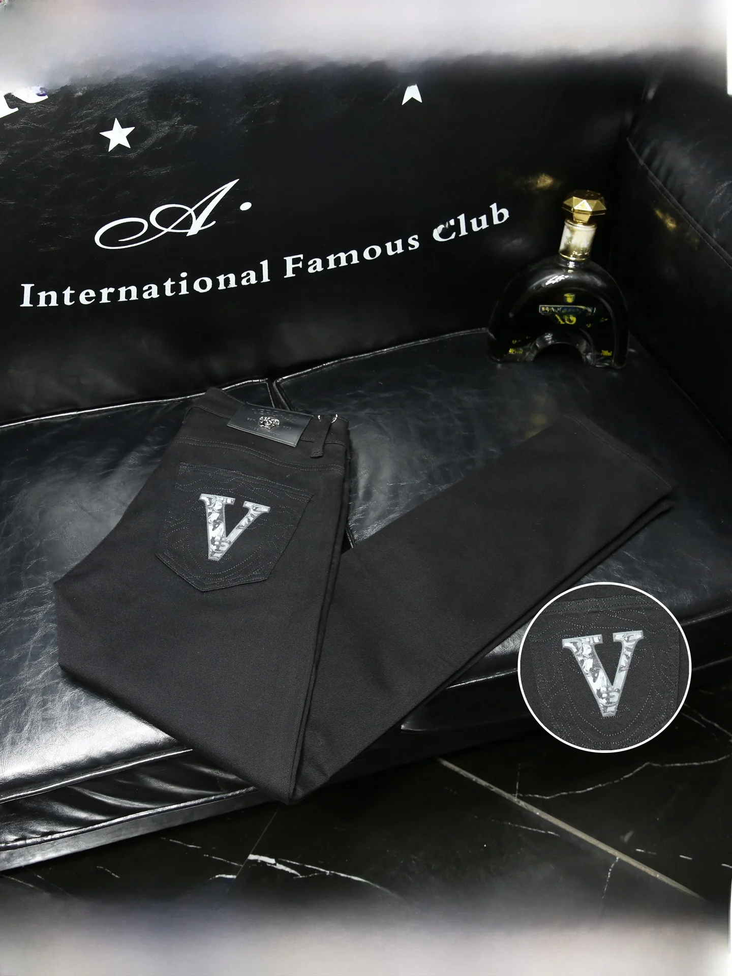 

Мужские джинсы Bla Slim Fit с эластичной тканью, высококачественные, с бриллиантовой отделкой, из хлопка и лайкры, повседневные, удобные, со средней посадкой, на молнии