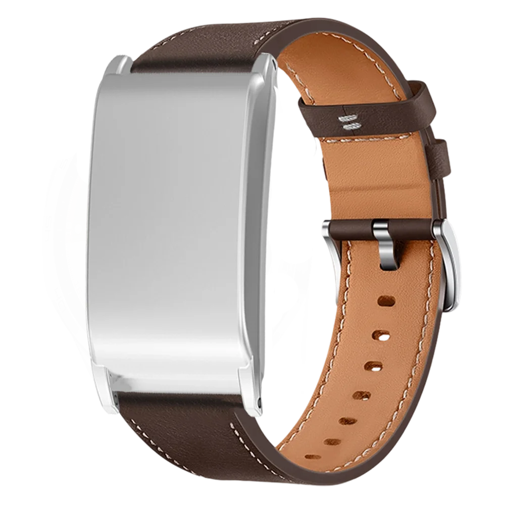 حزام ساعة جلدي لـ WHOOP 5.0 الأشرطة سوار بديل للأعمال مناسب لـ Whoop 4.0/5.0/MG/3.0